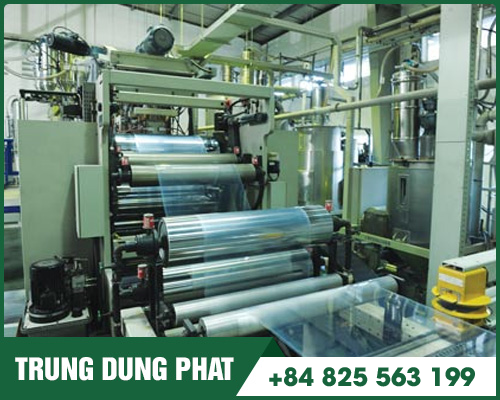 Processing products from plastic film